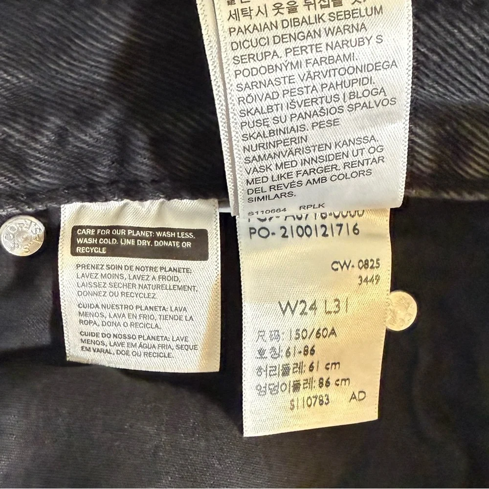 Levi’s ‘94 Baggy Bootcut rigid denim mid rise women’s jeans 24